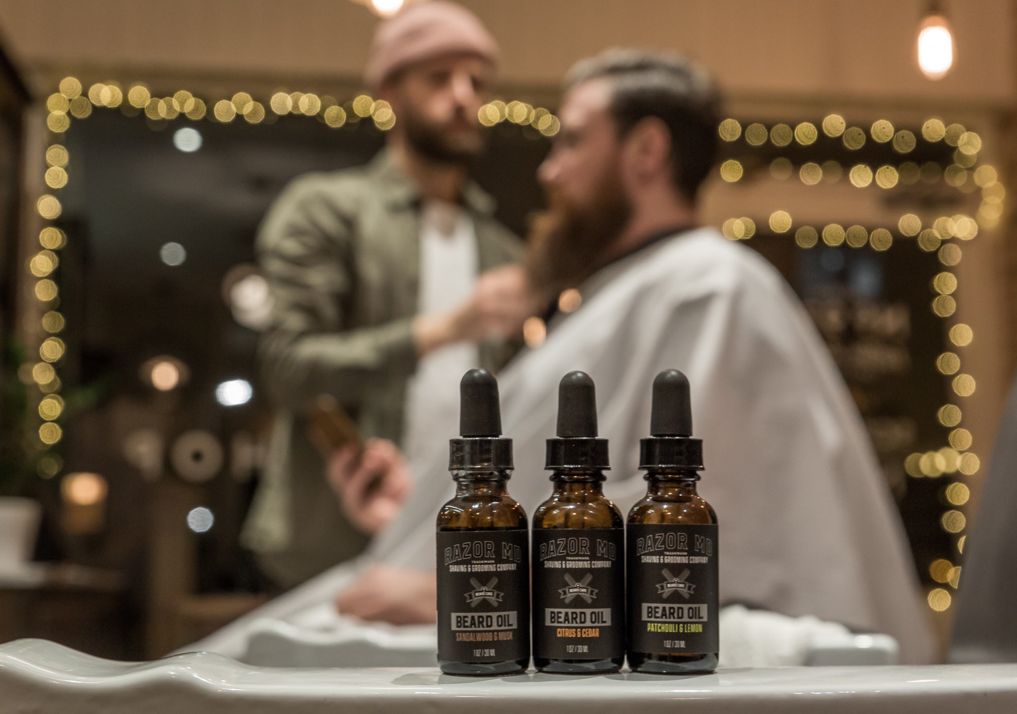 Beard Oil Sandalwood Musk - 1oz-4