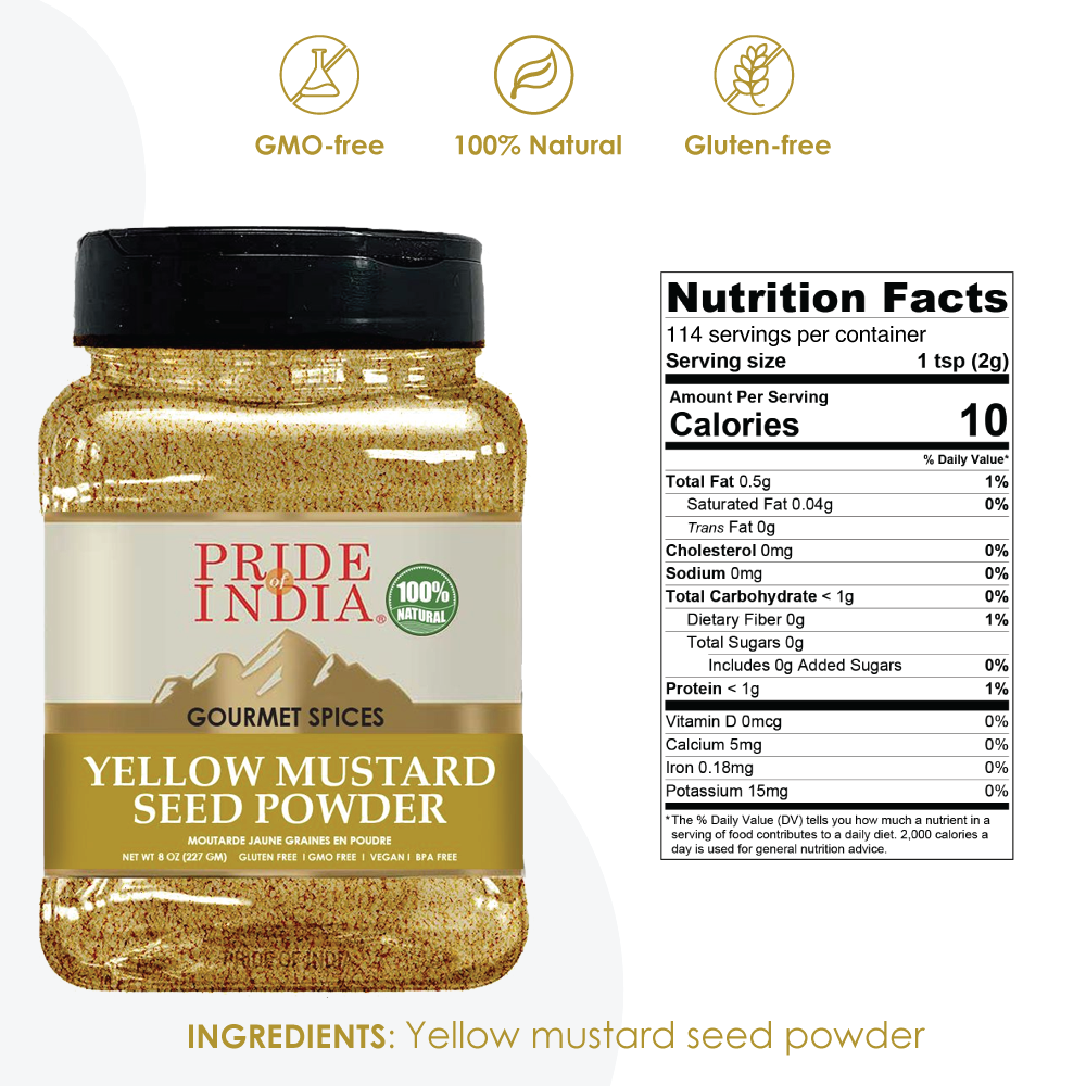 Gourmet Yellow Mustard Seed Ground-7