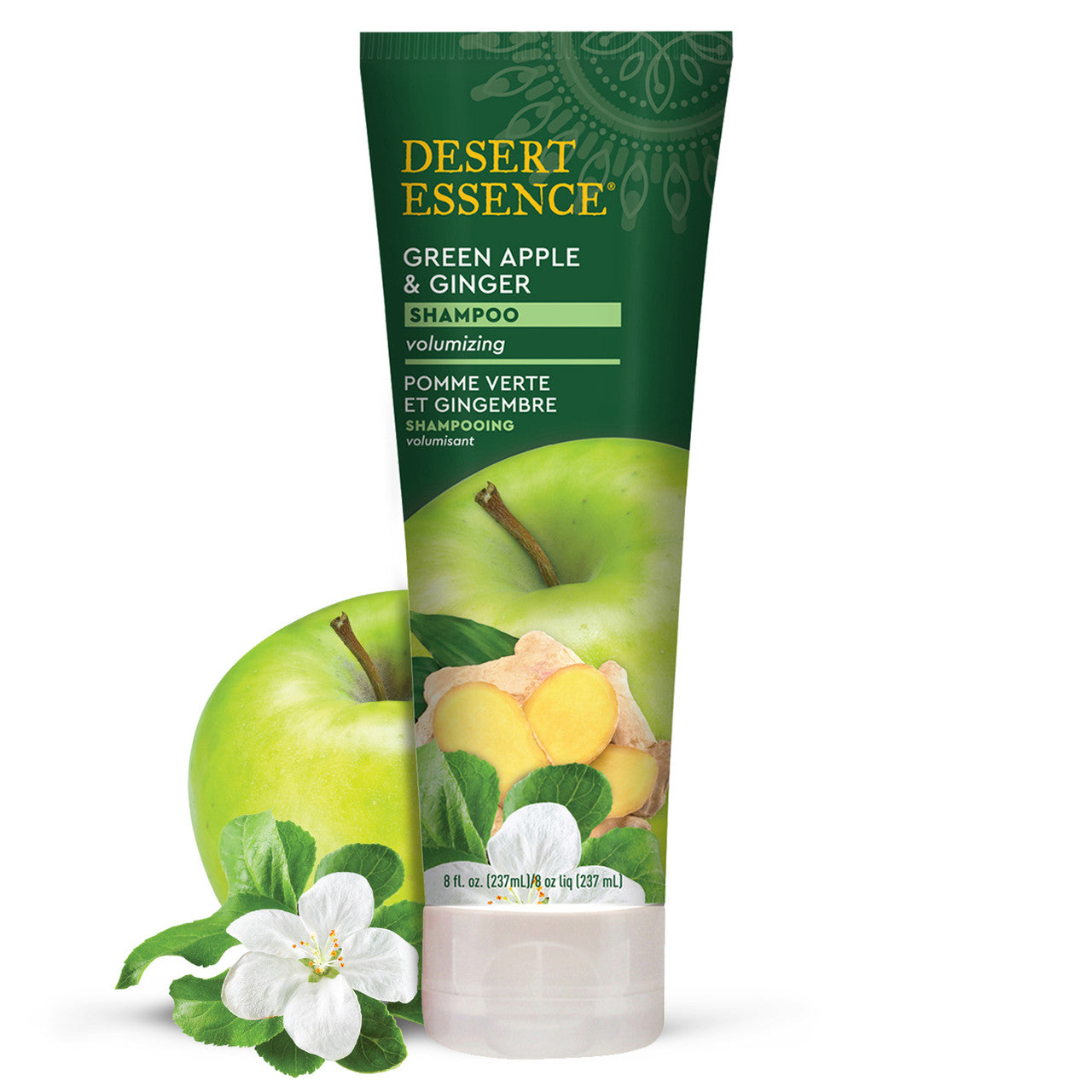 Desert Essence Apple & Ginger Thickening Shampoo (1x8 Oz)-1
