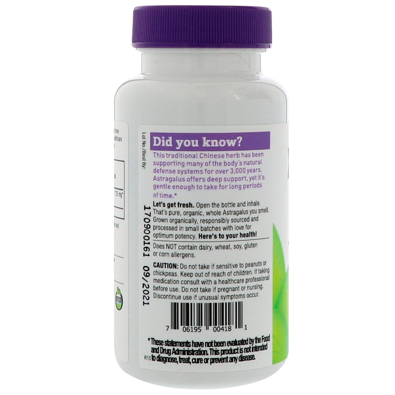 Oregon's Wild Harvest Astragalus (1x90VCAP)-2