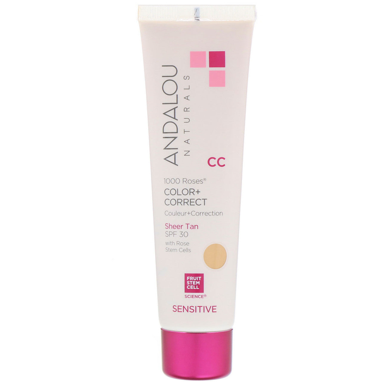Andalou Naturals 1000 Roses CC Tan SPF 30 (1x2 OZ)-0