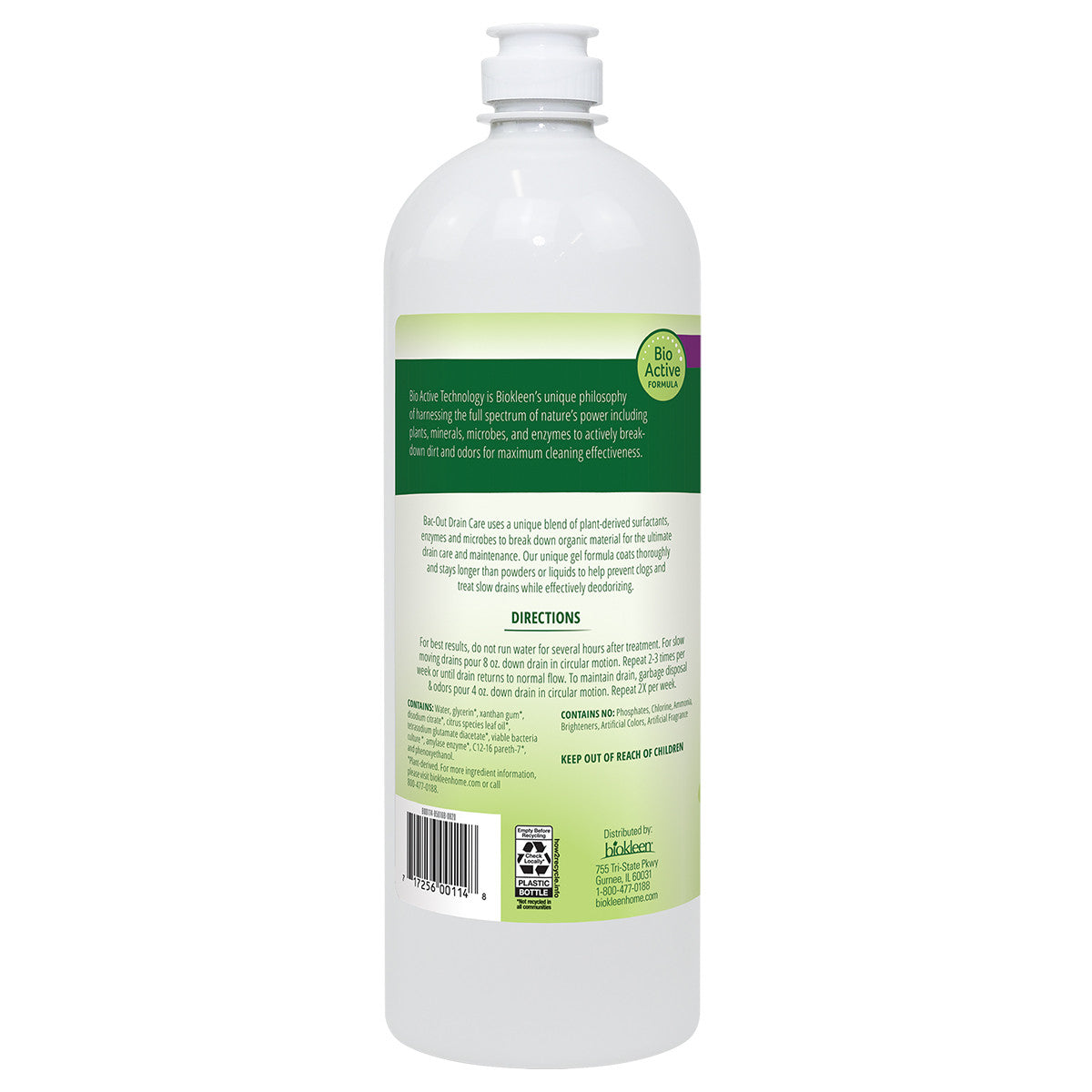 Biokleen Bac Out Drain Care Gel (1x32Oz)-1