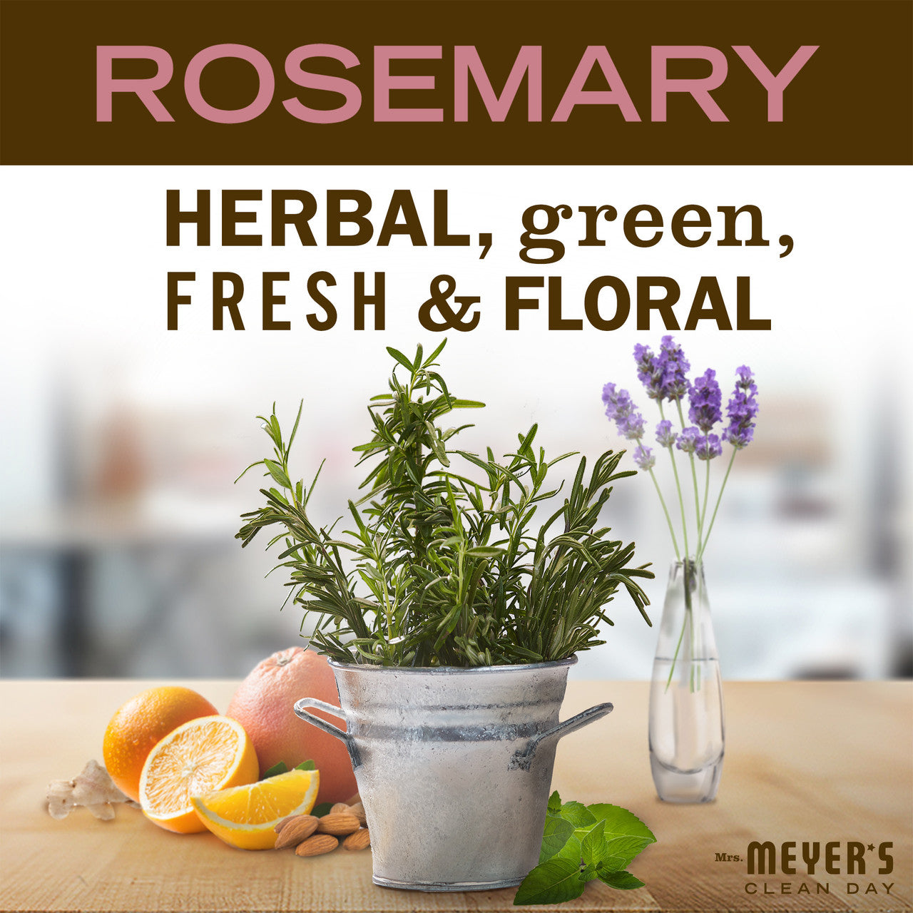 Mrs. Meyers Clean Day Liquid, Rosemary (6x16 Oz)-3
