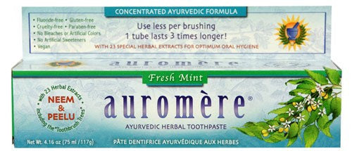 Auromere Freshmint Herbal Toothpaste (1x4.16 Oz)-0