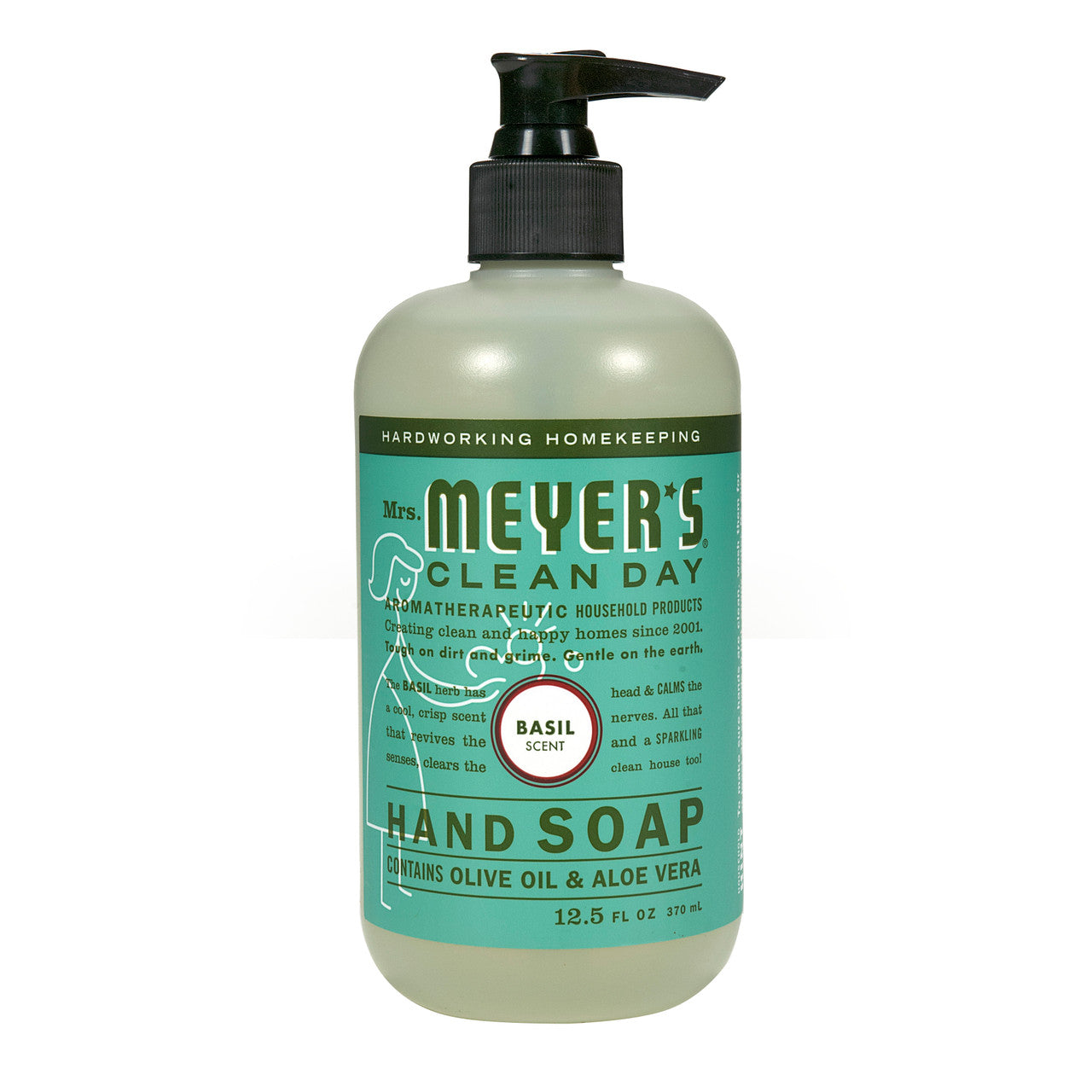 Meyers Basil Liquid Hand Soap (6x12.5 Oz)-2