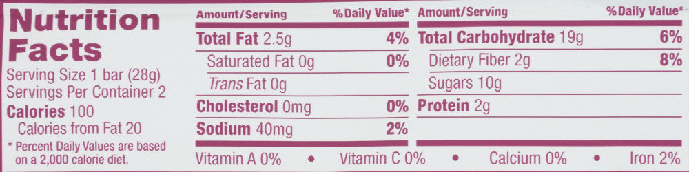 NAT BKRY FIG BAR ORIG WW ( 12 X 2 OZ )-1