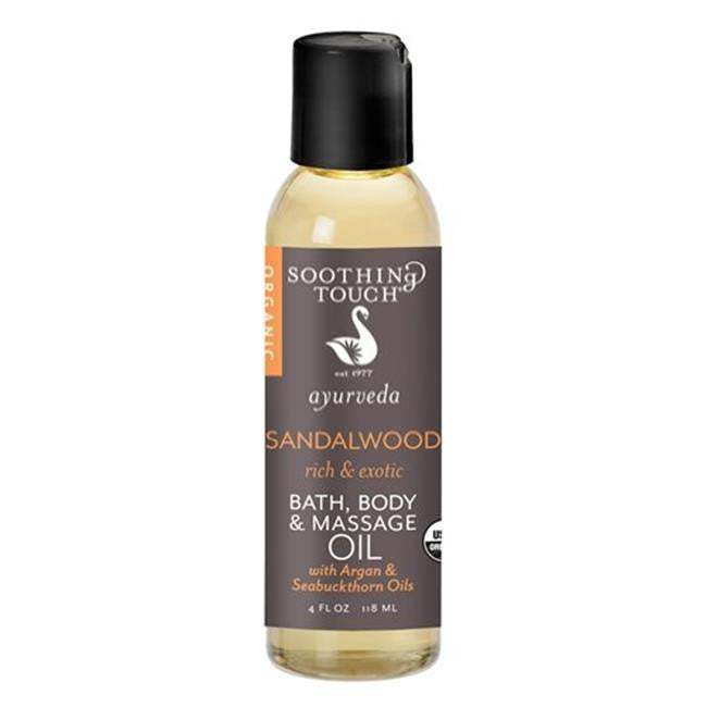 Soothing Touch Bath Body and Massage Oil Sandalwood (1x4 OZ)-0