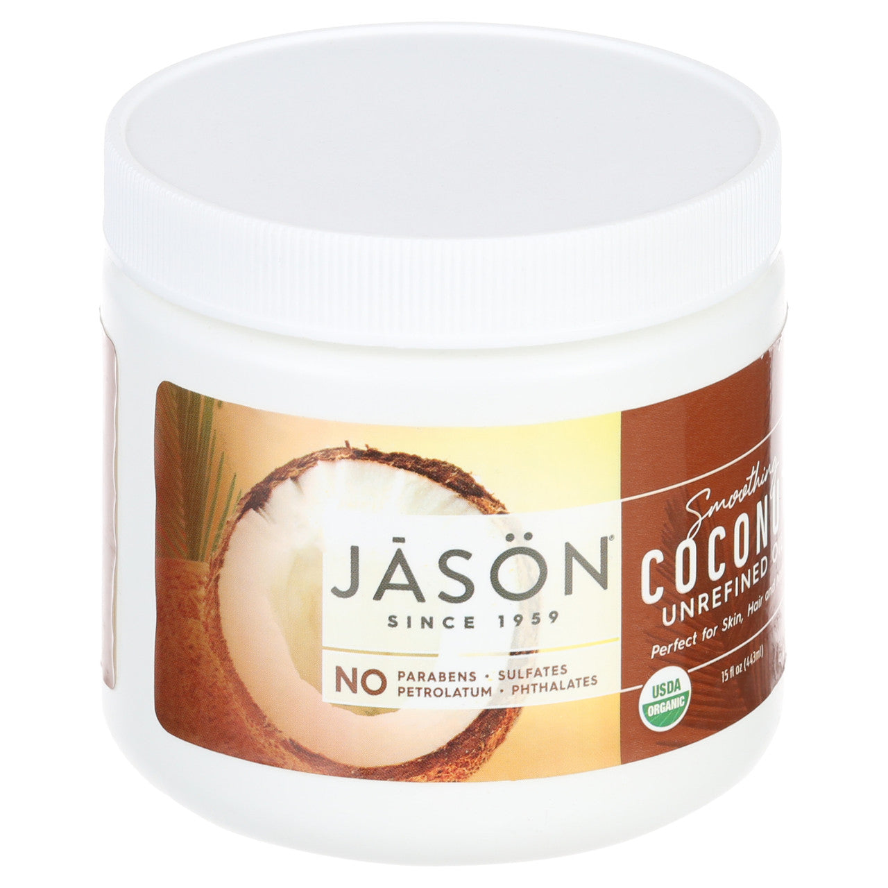 Jason Natural Smoothing Coconut Oil (1x15 OZ)-4