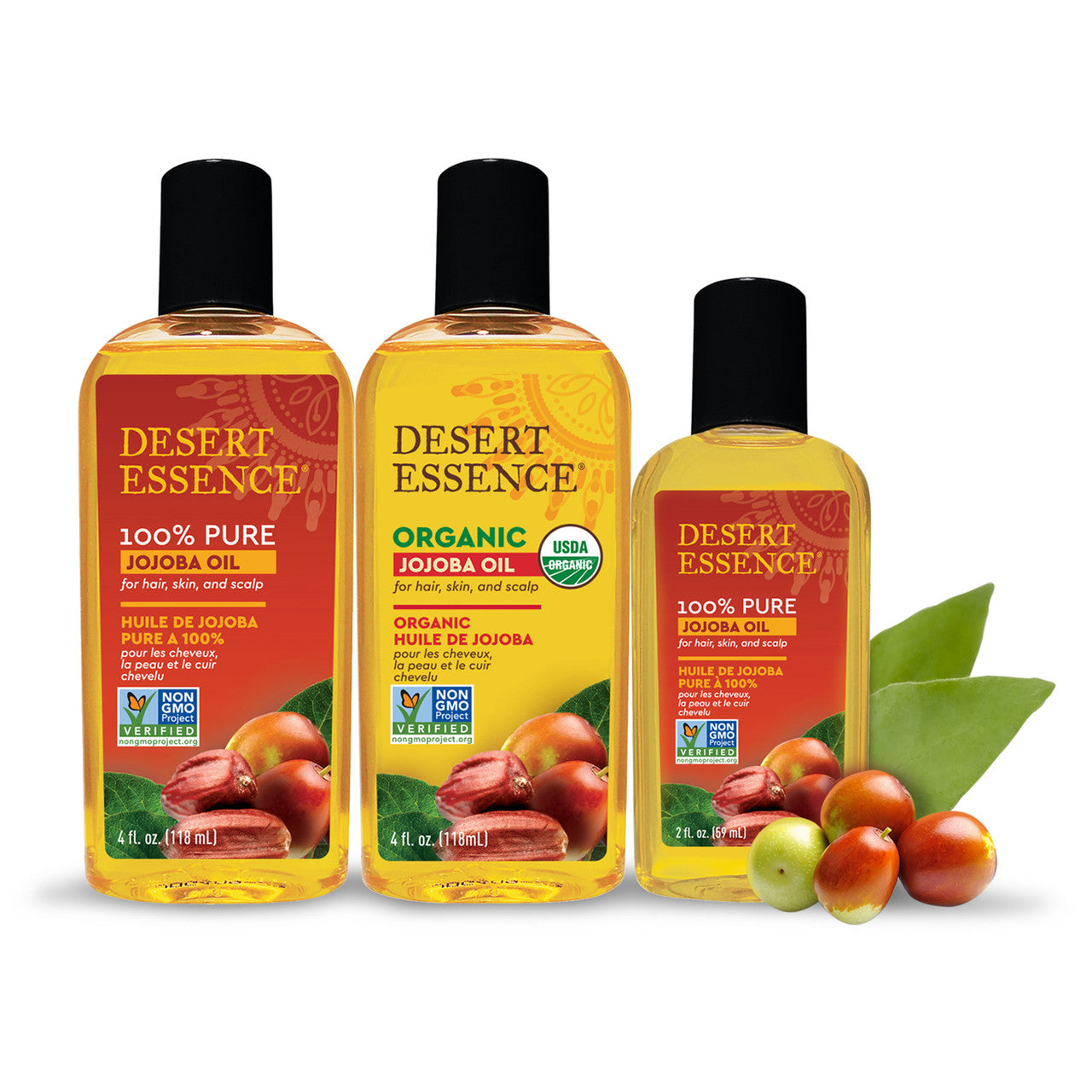 Desert Essence Jojoba Oil 100% Pure (1x4 Oz)-8