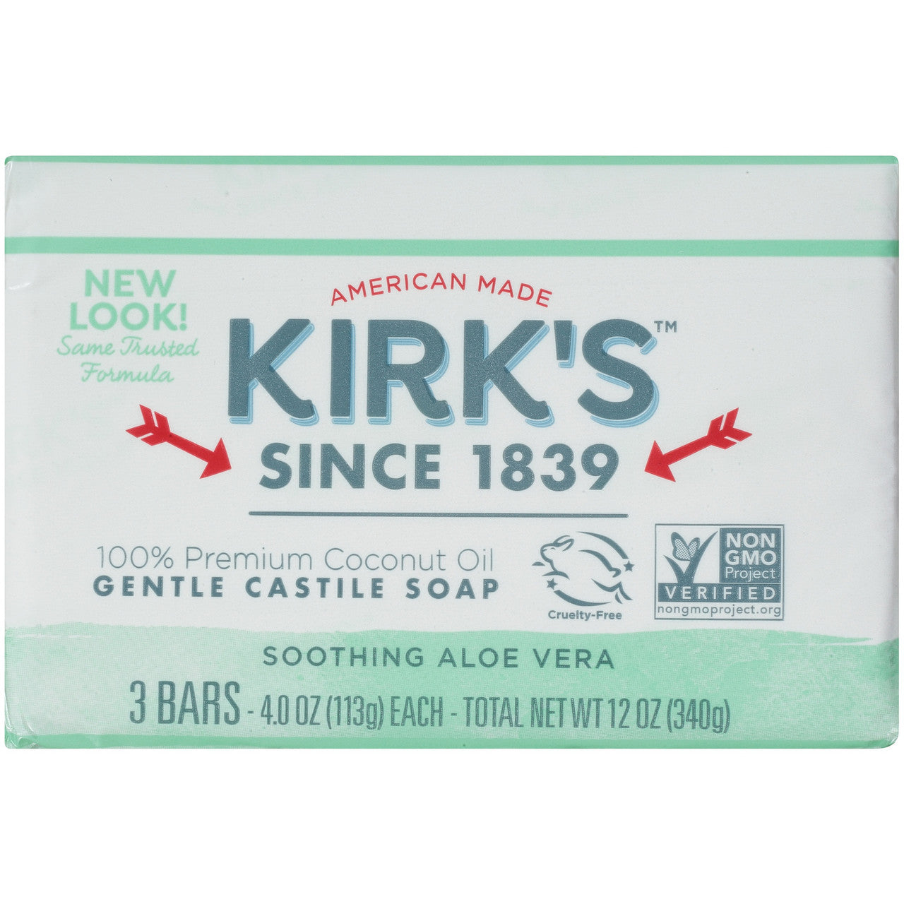 Kirk's Original SAloe Castile Bar (1x3 PACK)-4