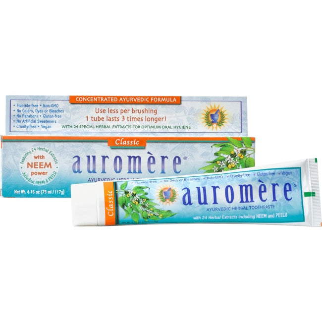 Auromere Licorice Herbal Toothpaste (12x4.16 Oz)-0