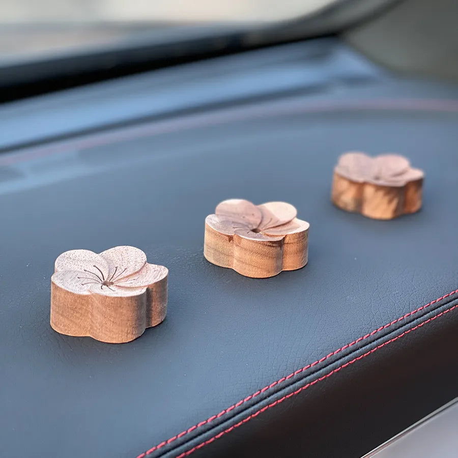 Wooden Essential Oil Diffuser for Car-5