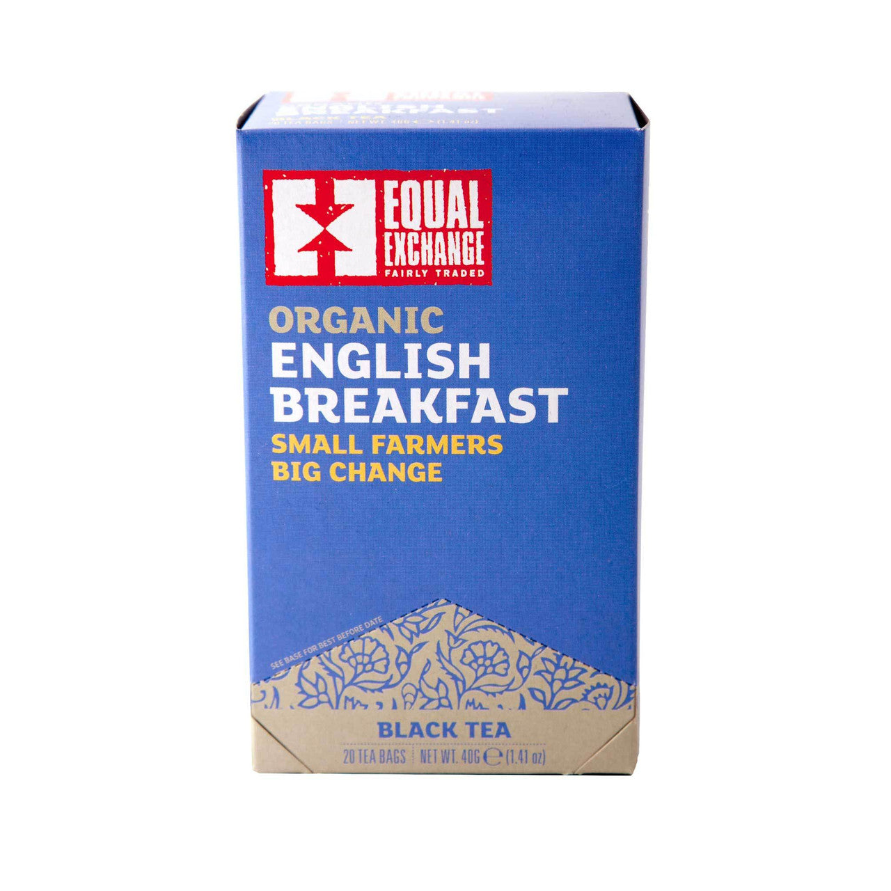 Equal Exchange Black, English Breakfast Tea (6x20 Bag)-0