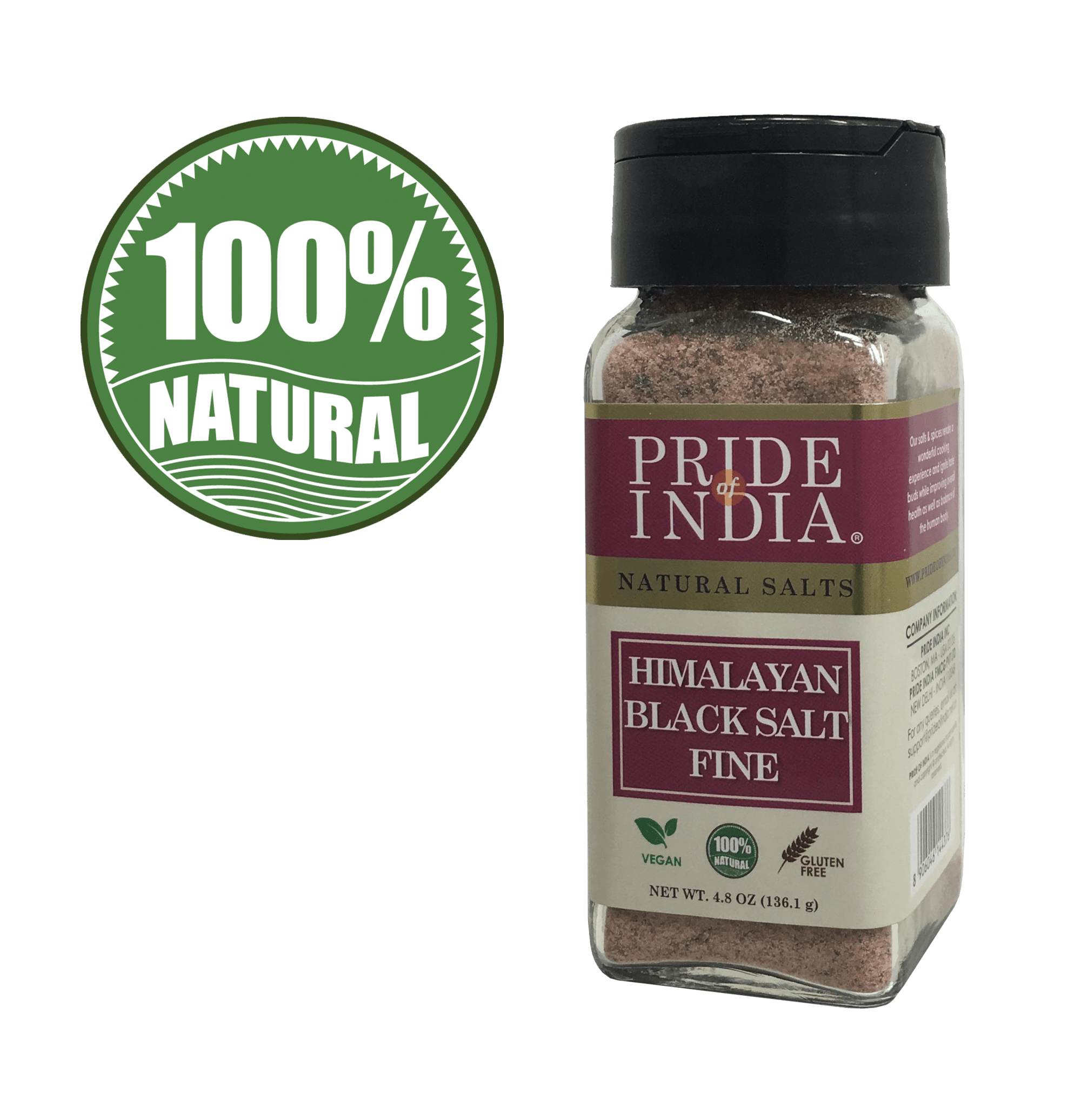 Himalayan Black Rock Salt (Kala Namak) - Fine Grind-3