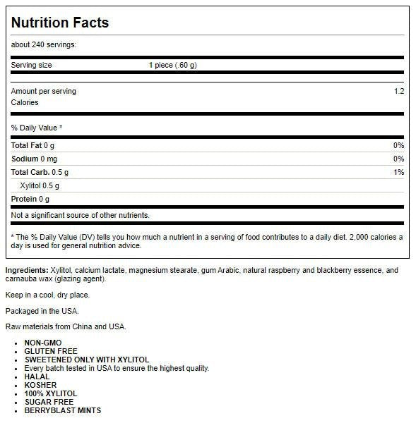 Spry Berryblast Mints (1x240 Ct)-1