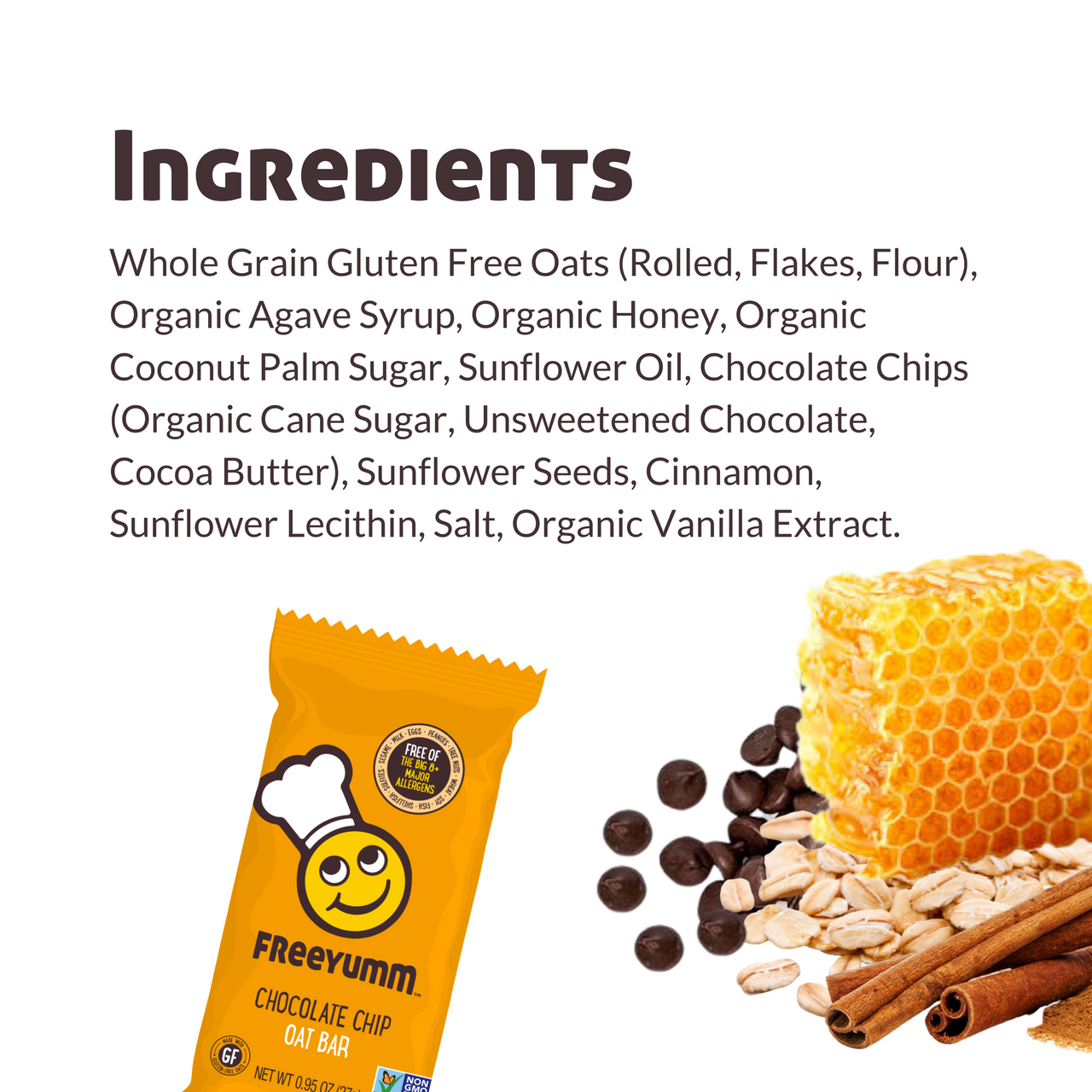 FYUMM CHOC CHIP OAT BAR ( 6 X 4.8 OZ   )-4