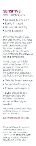 Andalou Naturals 1000 Roses Facial Lotion SPF 18 (1x2.7 OZ)-3
