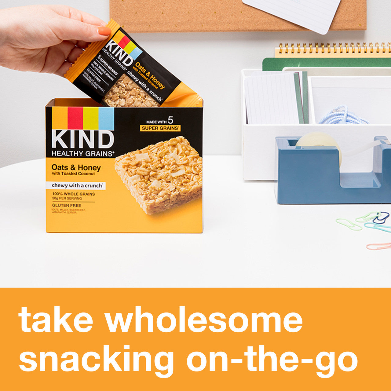 Kind Granola Bar, Oats N Honey W/Cnut (8/5x1.2 OZ)-3