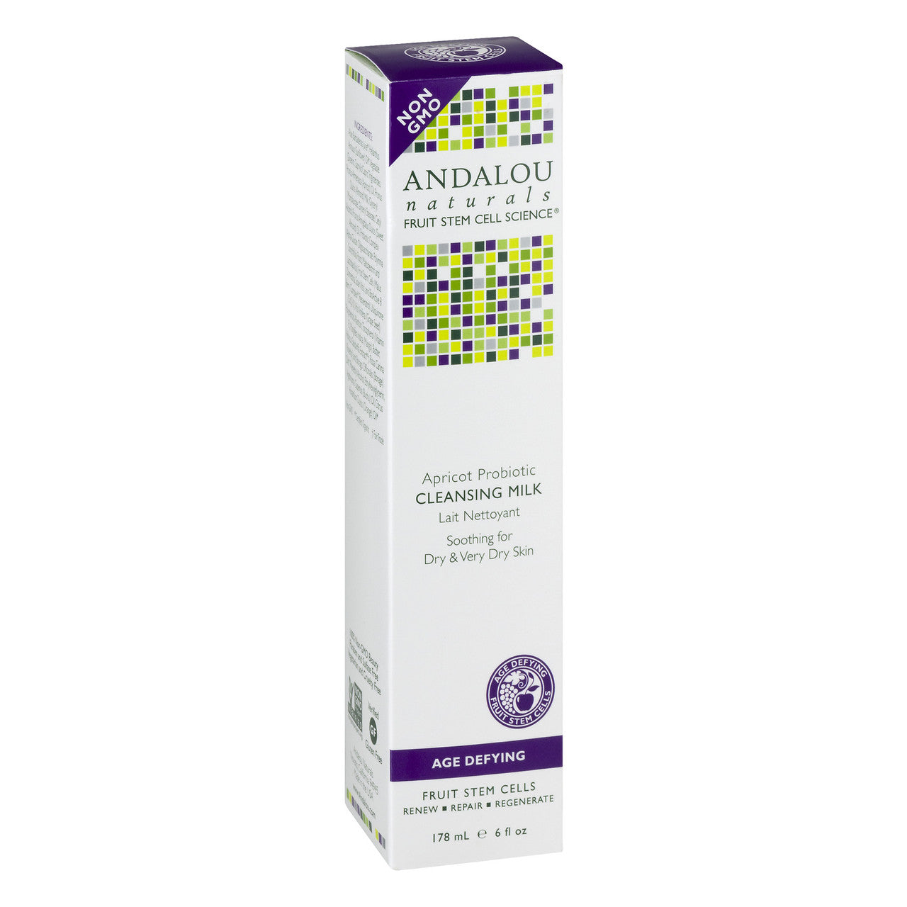 Andalou Naturals Apricot Probiotic Cleansing Milk (1x6 Oz)-1