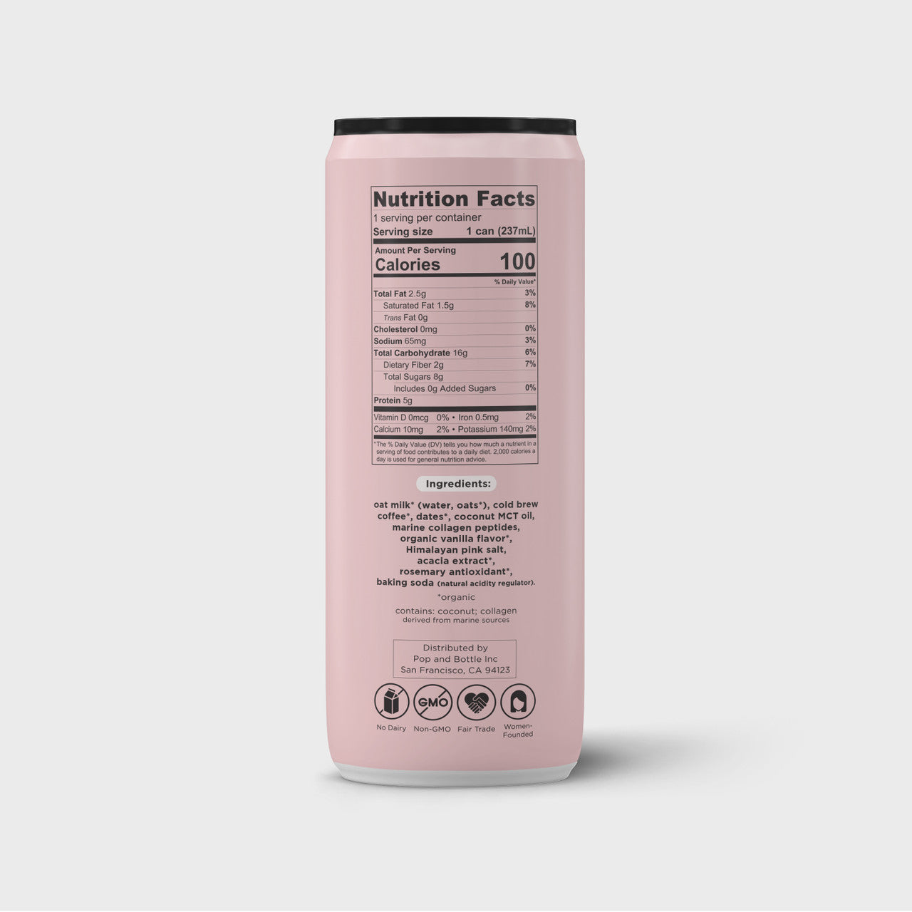 PPBTL OATMLK LTE VANILLA ( 12 X 8 OZ )-4