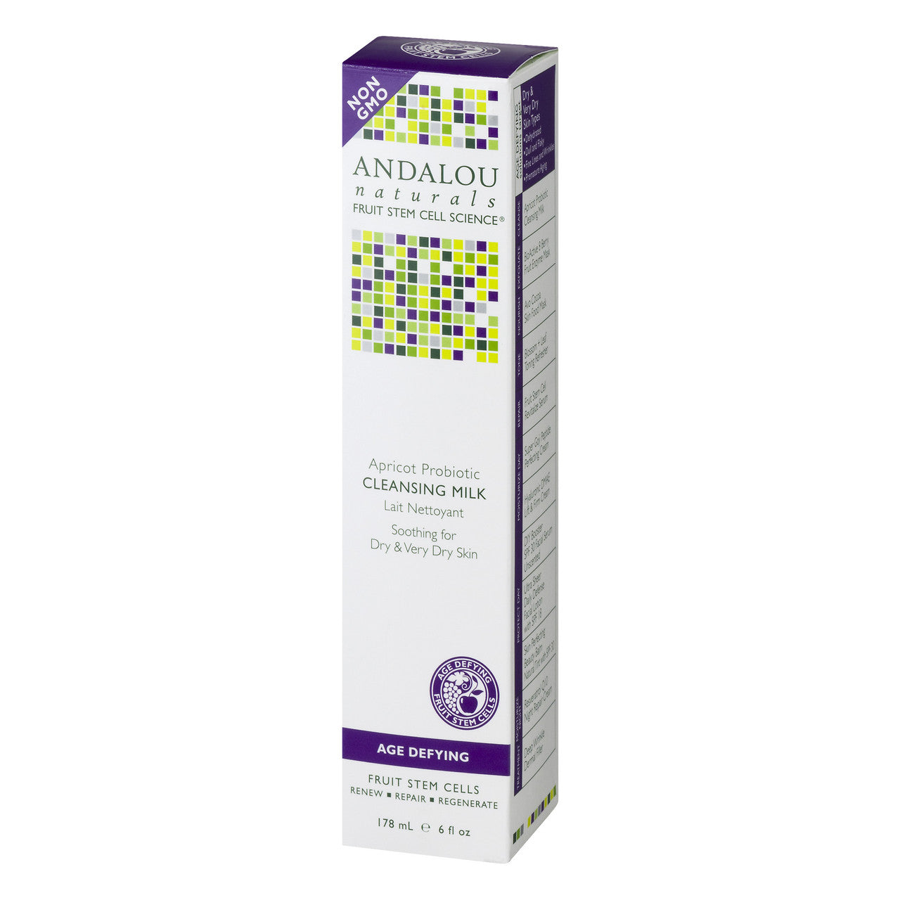 Andalou Naturals Apricot Probiotic Cleansing Milk (1x6 Oz)-2