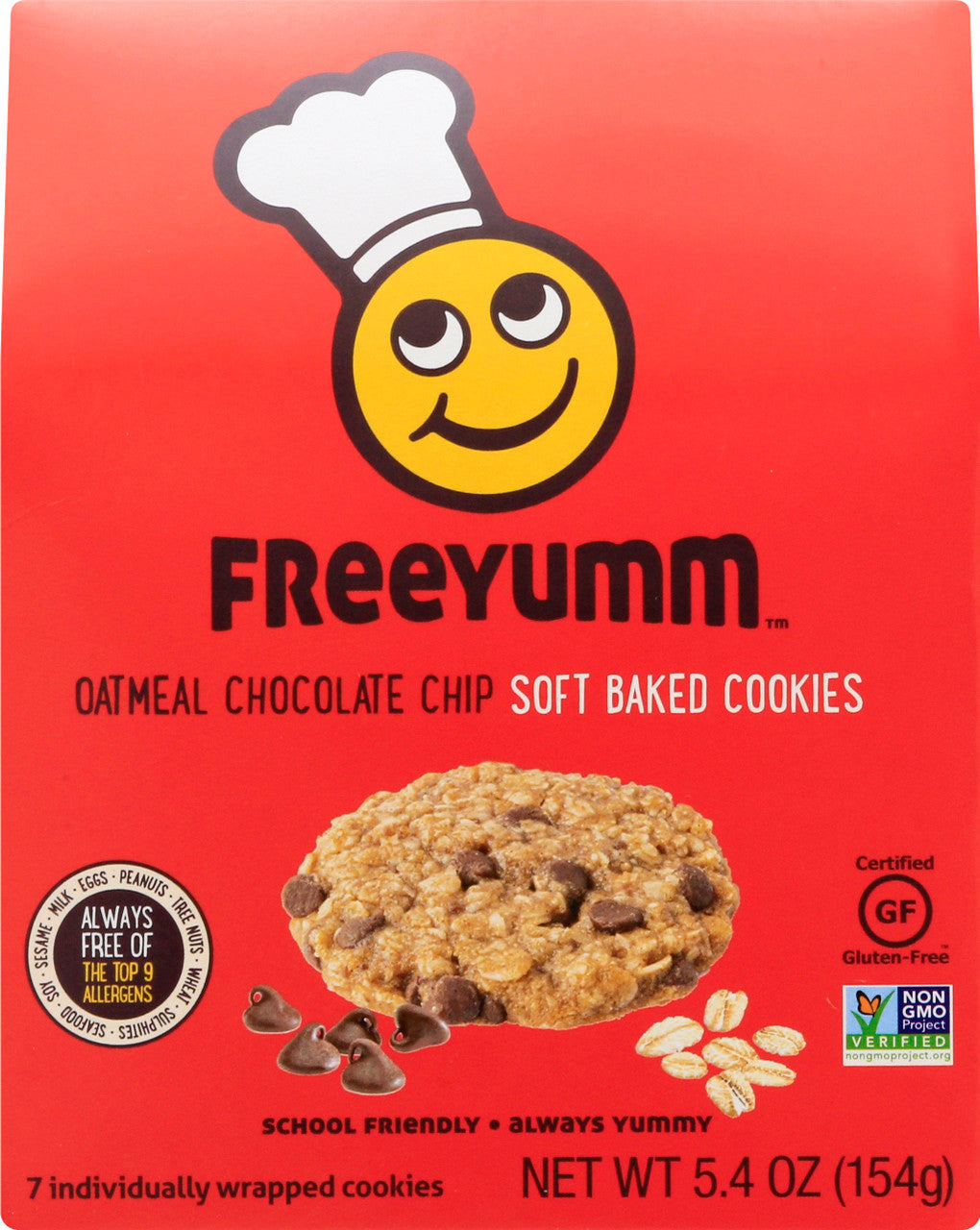 FYUMM OATML CHOC CHP CKE ( 6 X 5.4 OZ   )-1