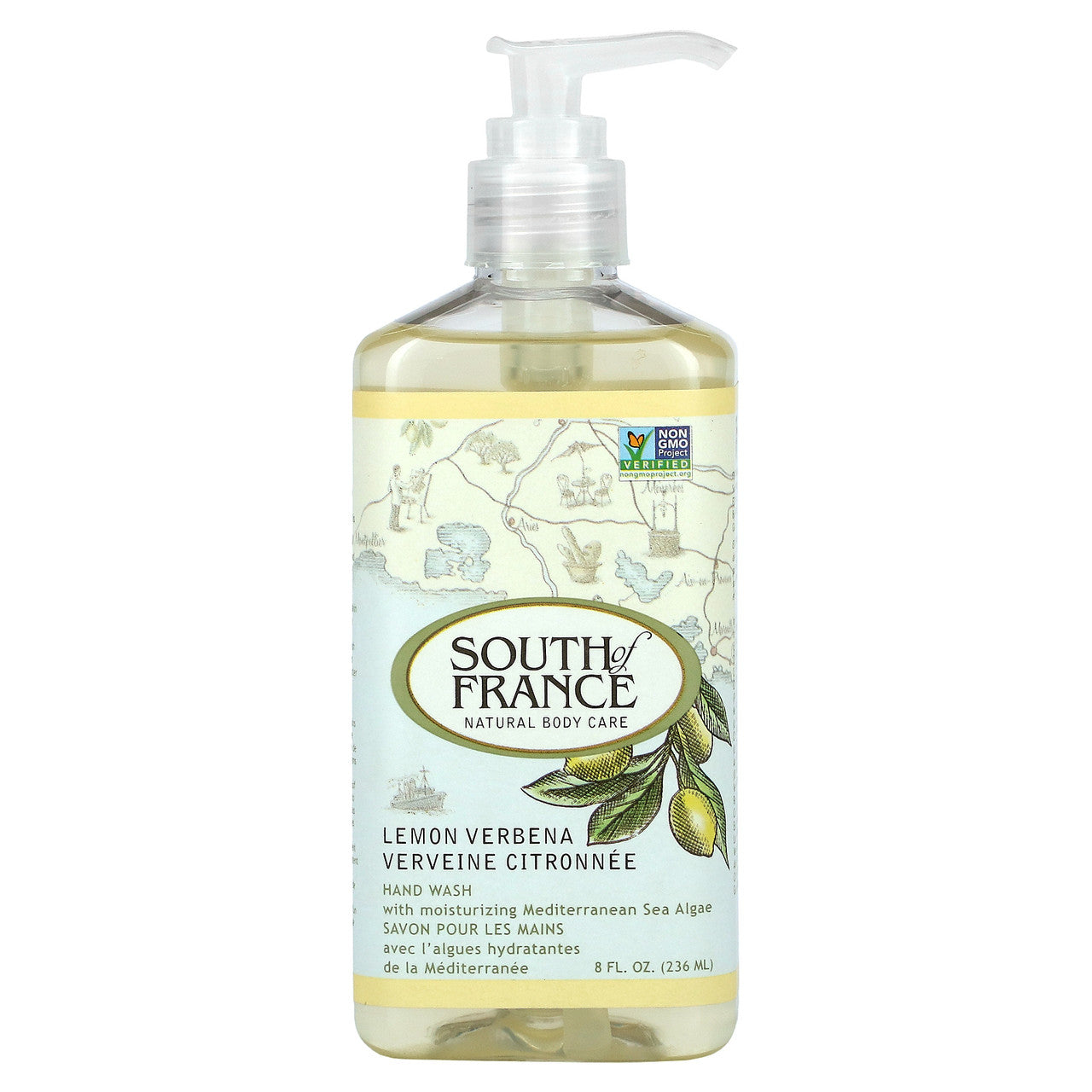 South of France Hand Wash Lemon Verbena (1x8 OZ)-0