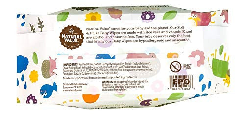 Natural Value Baby Wipe Refill (12x80 CT)-2