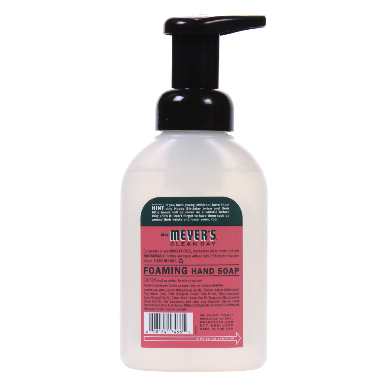 Mrs Meyers Clean Day Foaming, Watermelon (6x10 OZ)-2