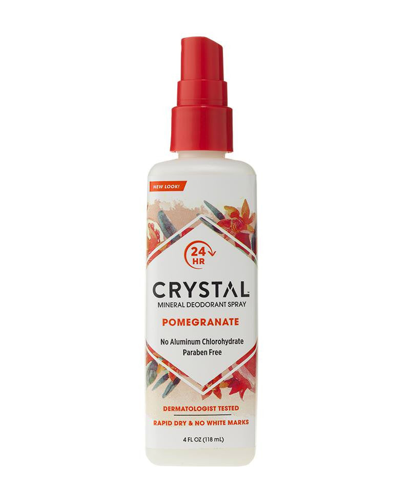 Crystal Essence Mineral Pomegranate Deodorant Body Spray (1x4 Oz)-0