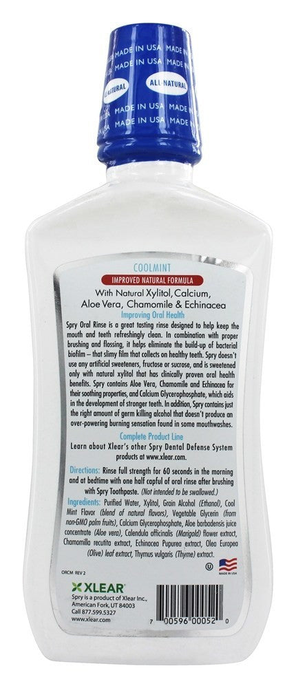 Spry Oral Rinse Cool Mint (1x16 OZ)-1