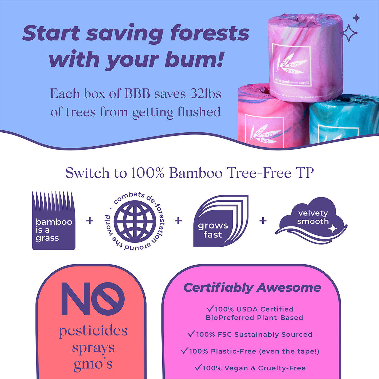 BMBOO BATHTSUE SNGL ROLL ( 24 X 1 CT   )-1