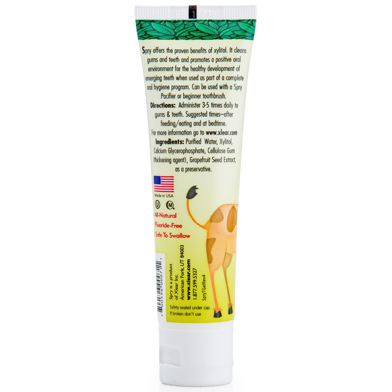 Spry Kids Tooth Gel Original Flavor (1x2 OZ)-1