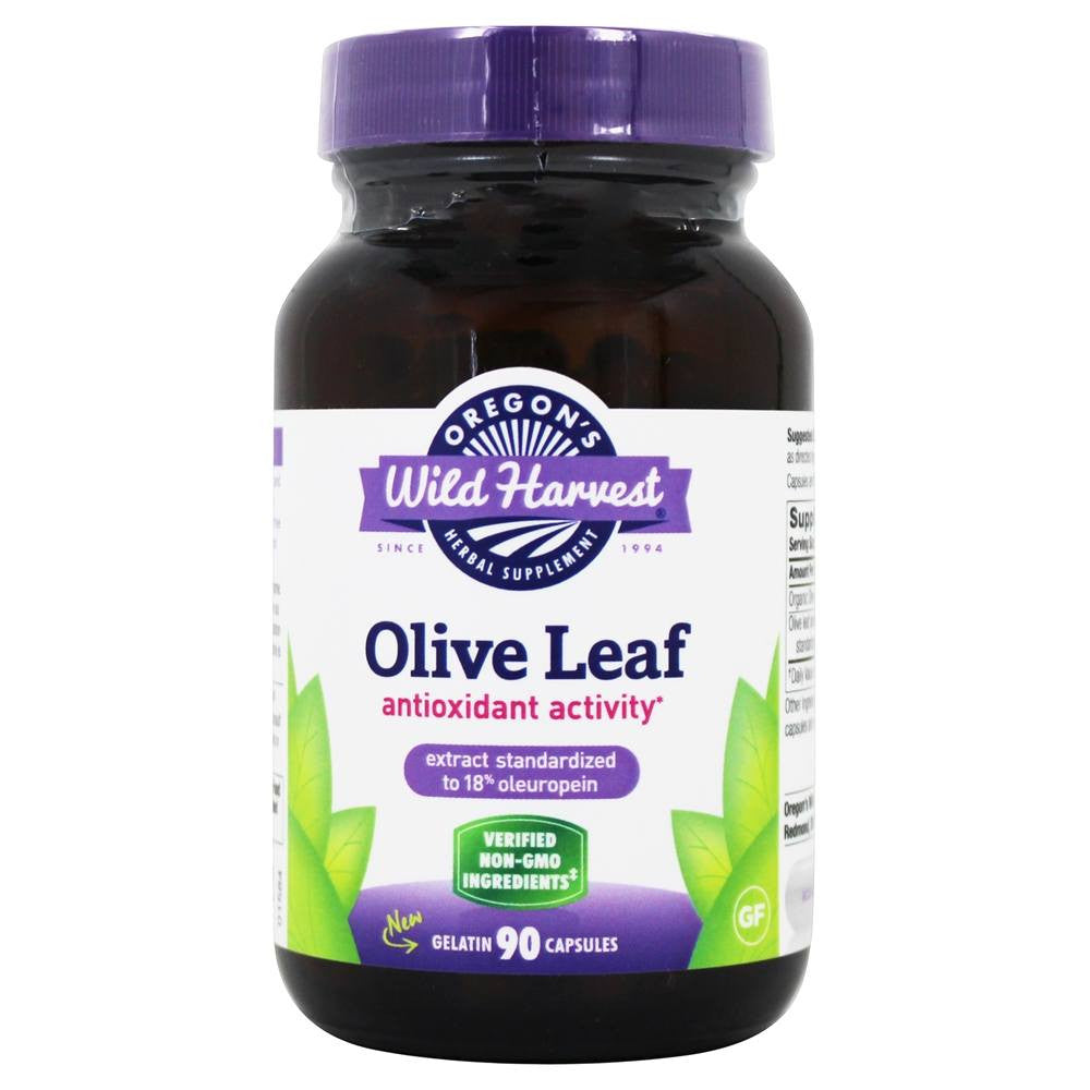 Oregon's Wild Harvest Olive Leaf 18%Oleuro (1x90VCAP)-0