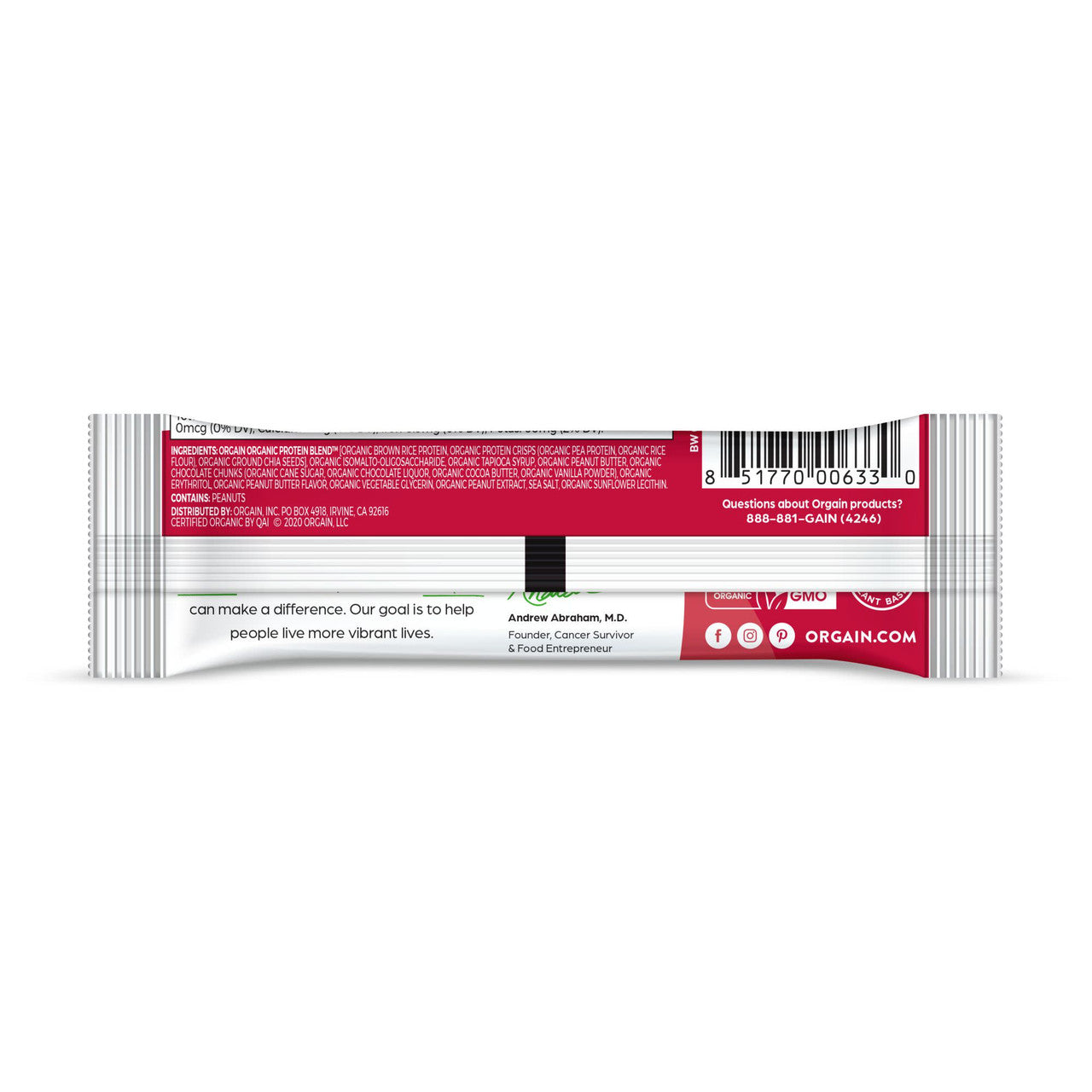OG2 ORGAIN BAR CHOC CHNK ( 12 X 1.41 OZ )-6