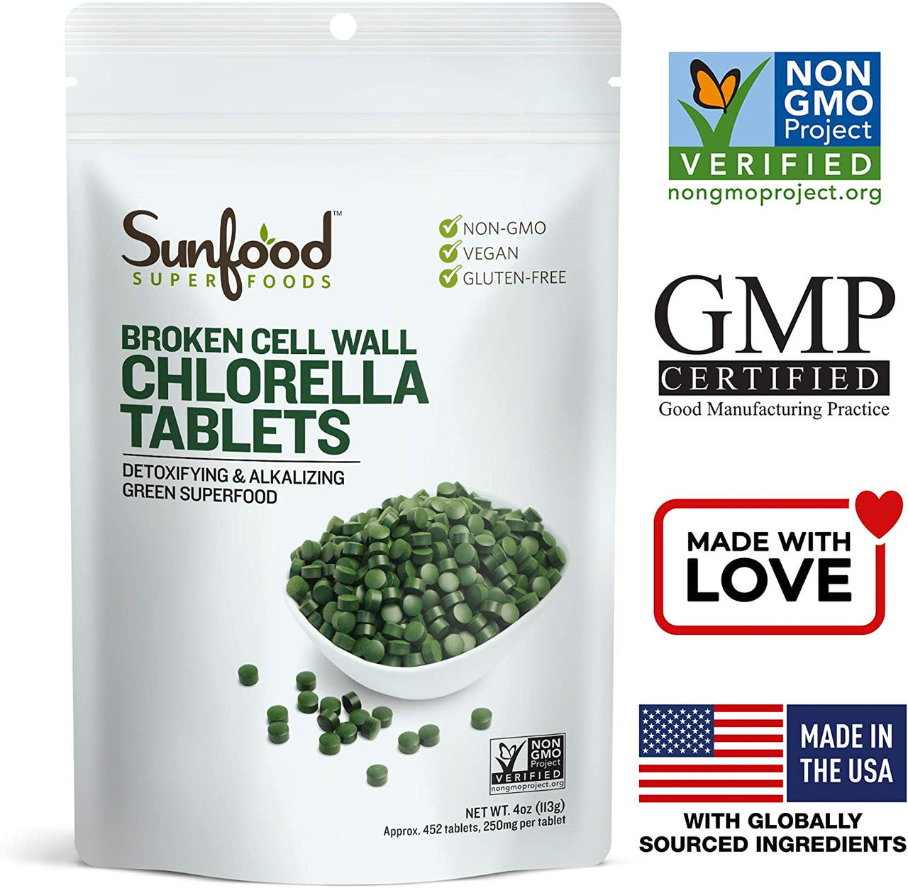 SUNFD CHLORELLA TABLETS ( 1 X 4 OZ )-5