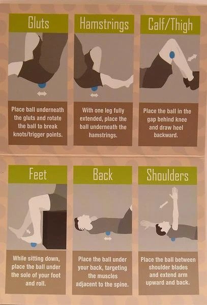 Jute Premium ECO Fitness, pilates, yoga mat + Trigger Ball + Massage Stick-5