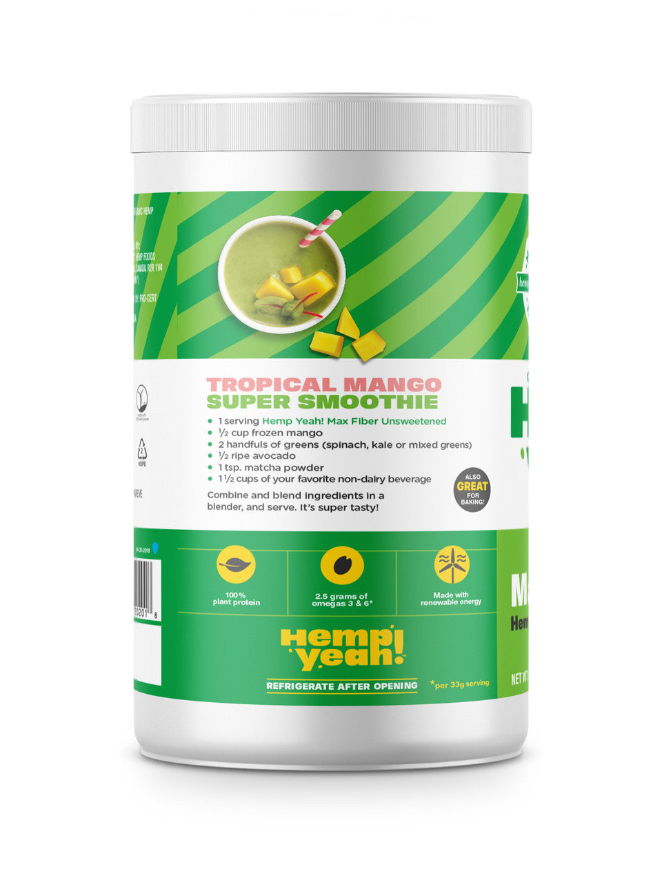 Manitoba Harvest Hemp Protein Powder Wheat Free (1x16 Oz)-2