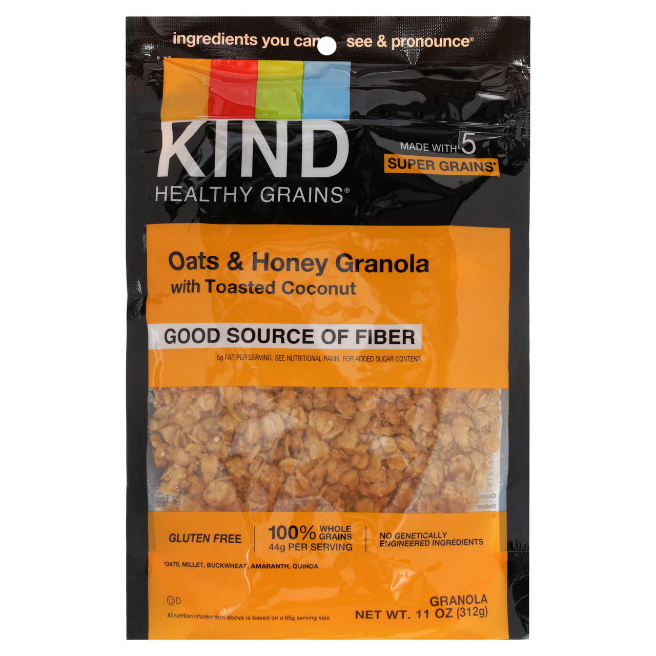 Kind Oats and Honey Clusters with Toasted Coconut (6x11 Oz)-5