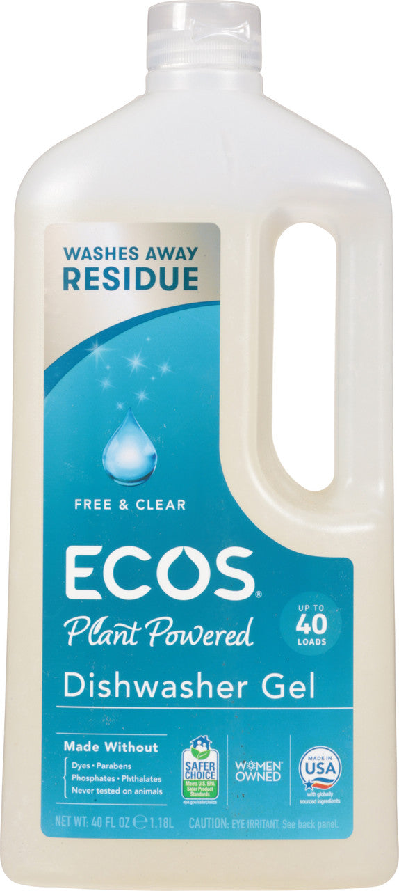 Earth Friendly Auto-Dishwashing Gel Free & Clear (8x40 Oz)-1