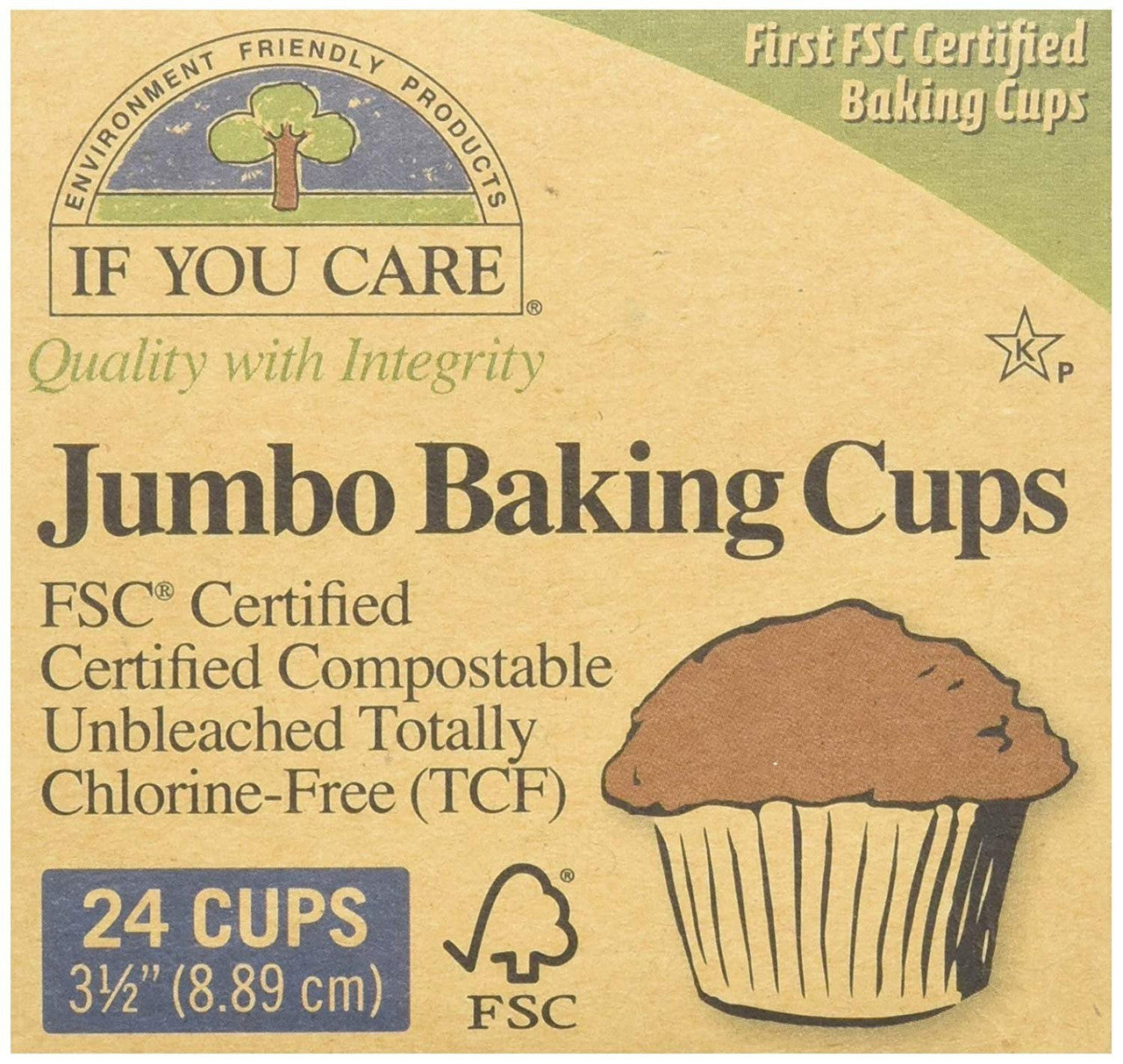 If You Care Jumbo Baking Cups (24x24 CT)-0