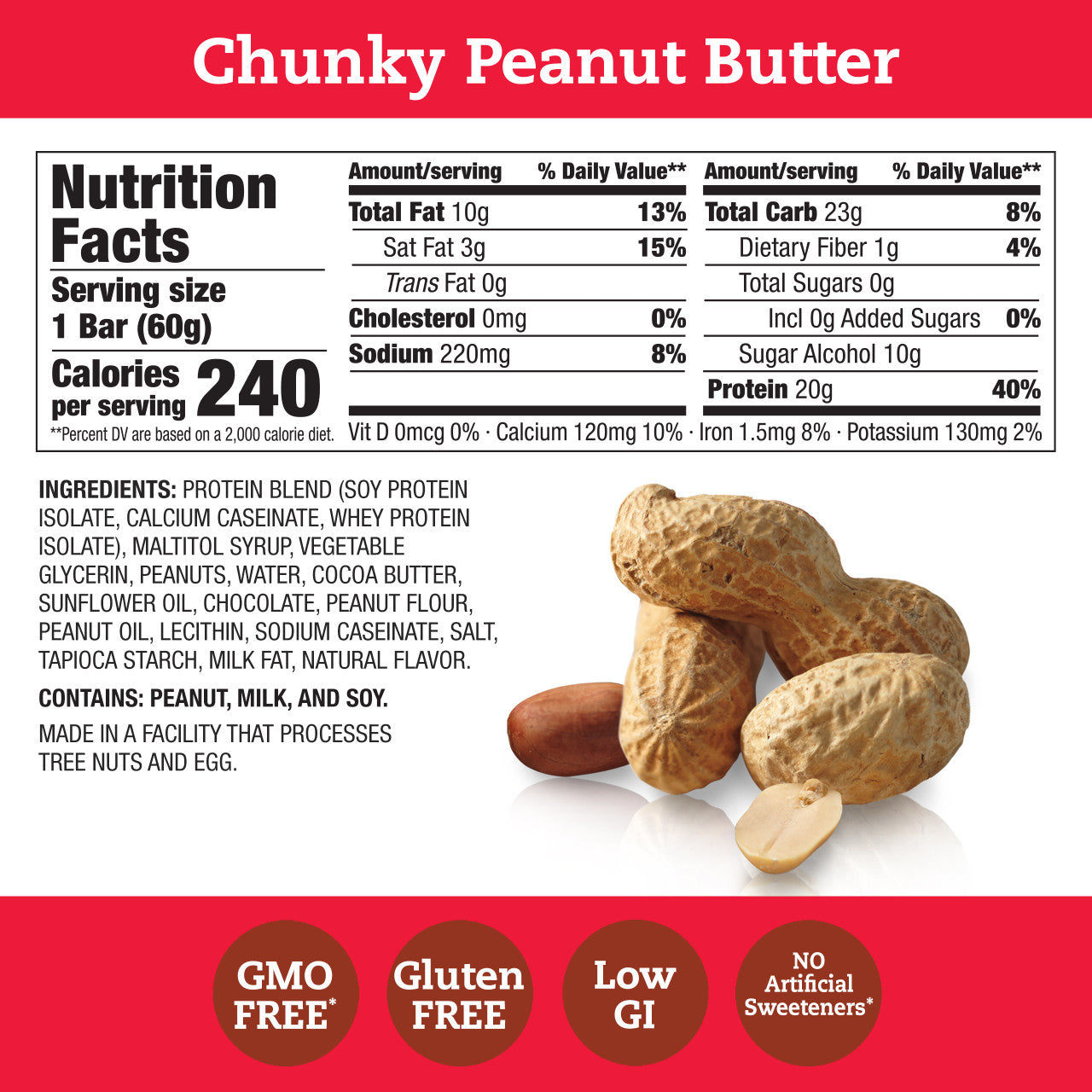 Think Baby Chunky Peanut Butter Thin Bar (10x2.1 Oz)-2