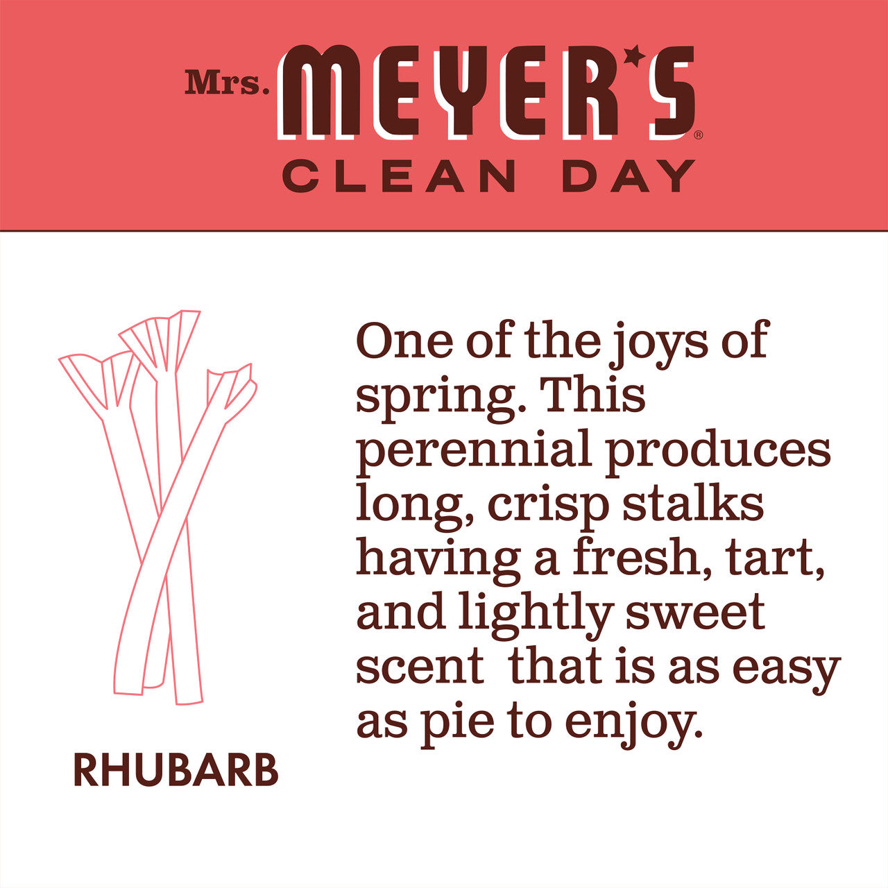 Mrs. Meyers Rhubarb Liquid Hand Soap (6x12.5 Oz)-5