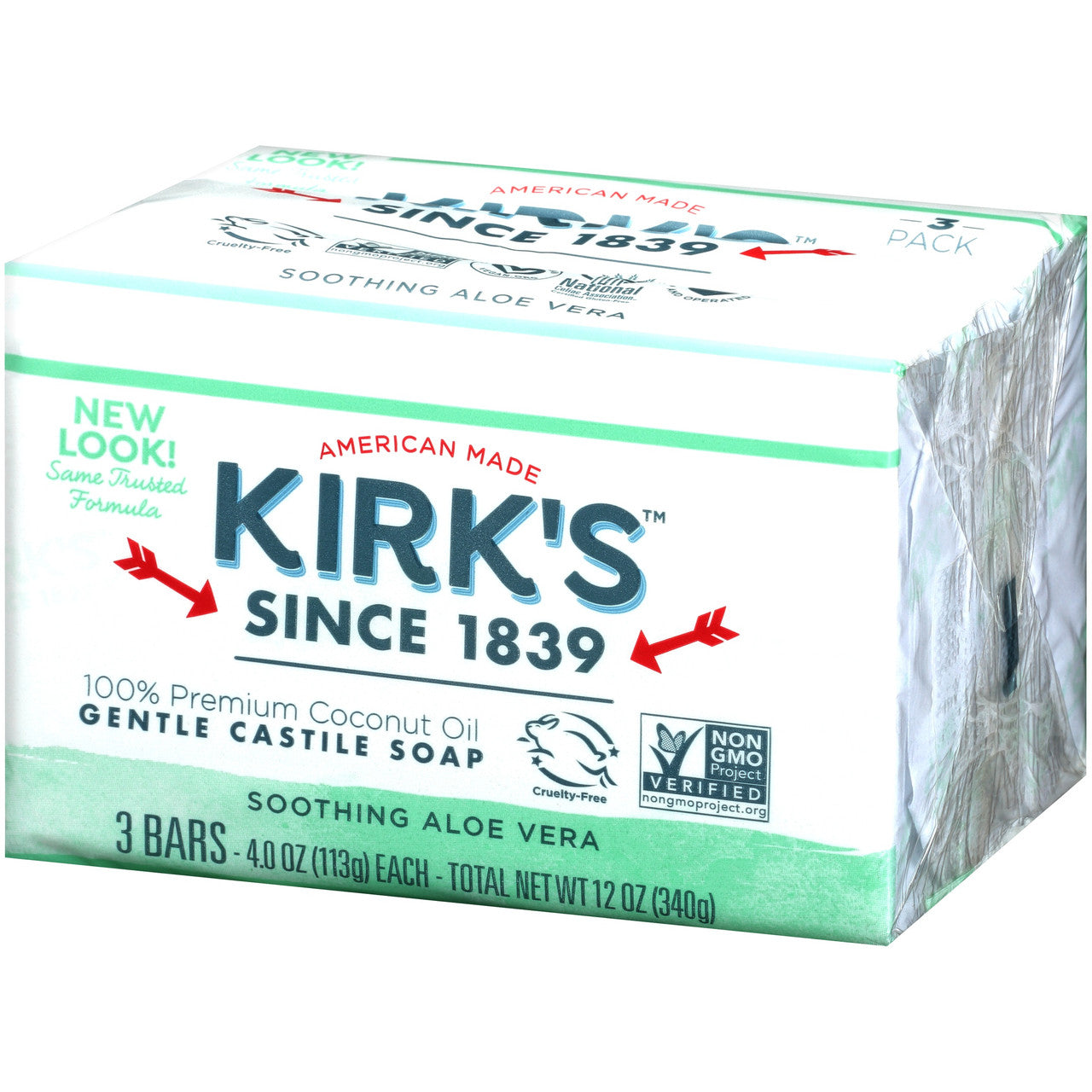Kirk's Original SAloe Castile Bar (1x3 PACK)-5