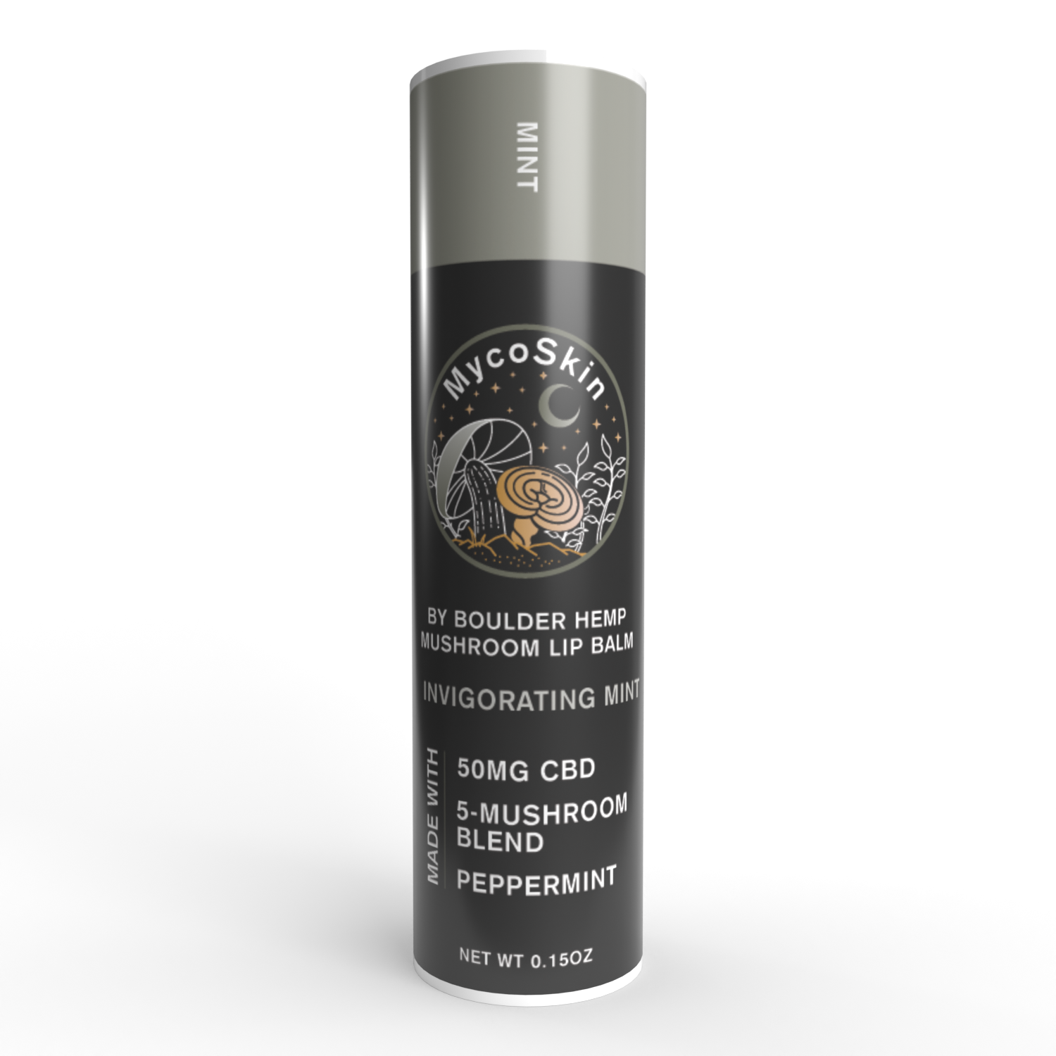 Wholesale Invigorating Peppermint 50mg CBD + MushroomLip Balm-2