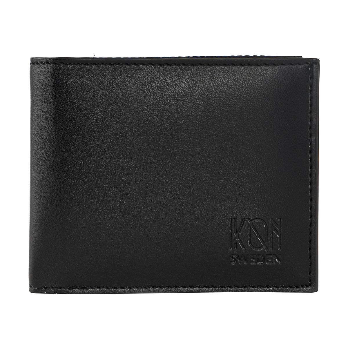 Apple Leather Stylish Classic Wallet - Black-3