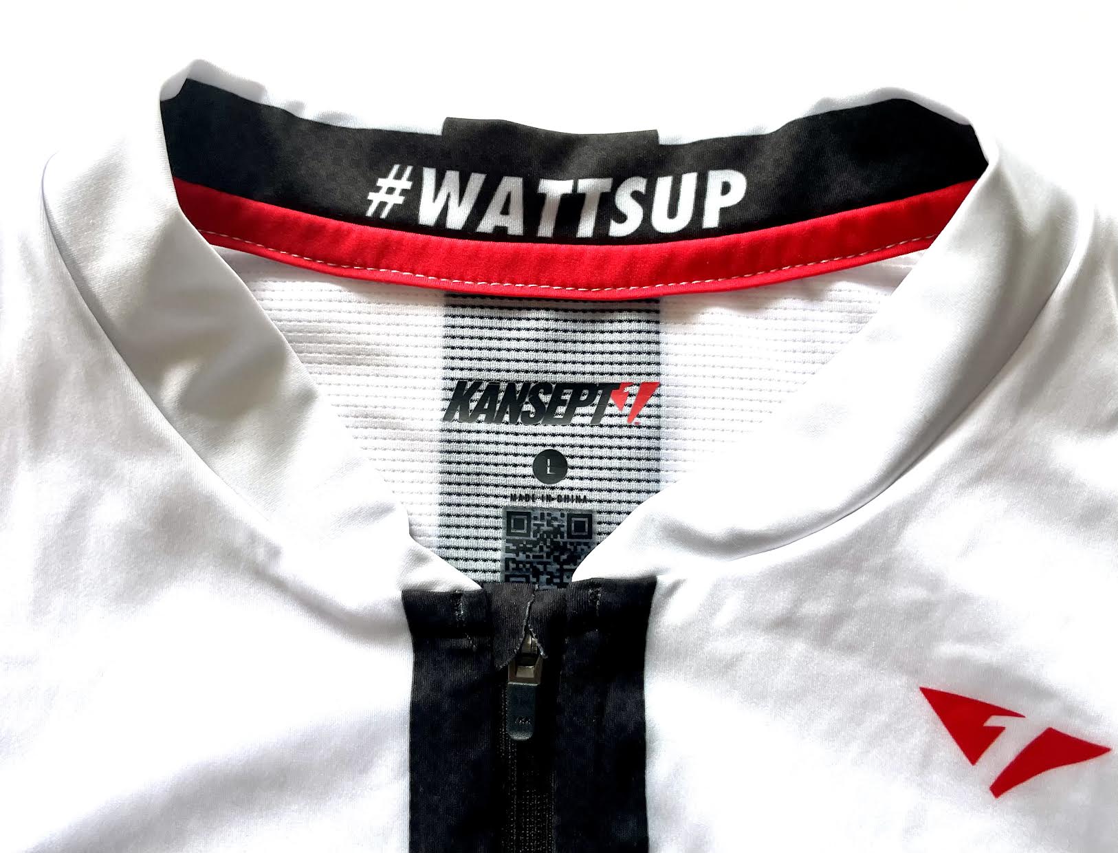 Women's ProSpec Rouleur SZ Jersey | TEAM ISSUE | WHITE with black CF race stripe-7