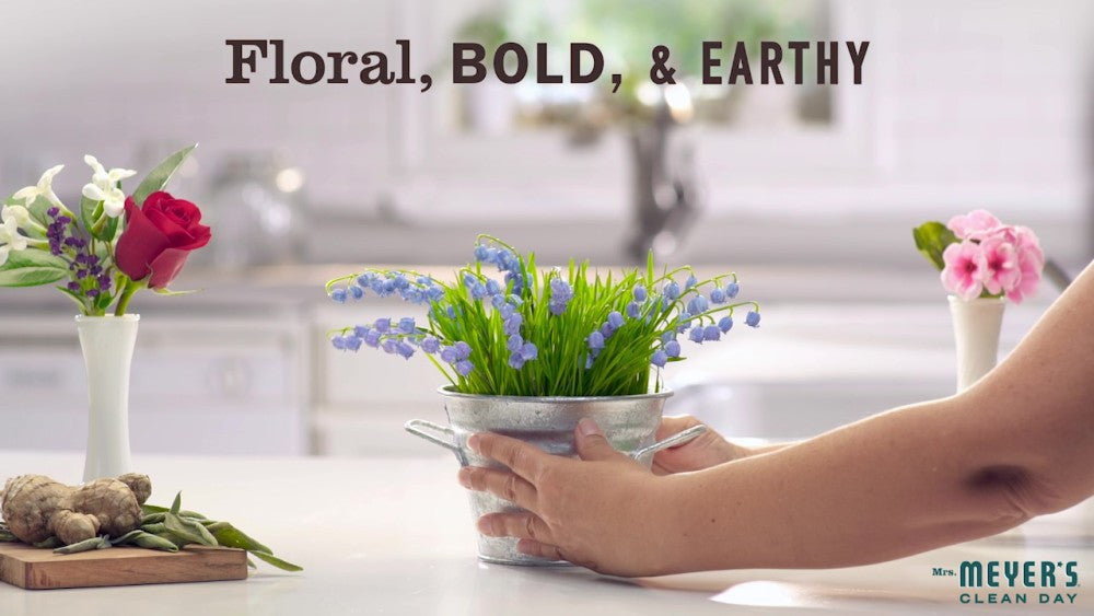 Mrs. Meyers Bluebell Liquid Dishwashing Soap (6x16 Oz)-9