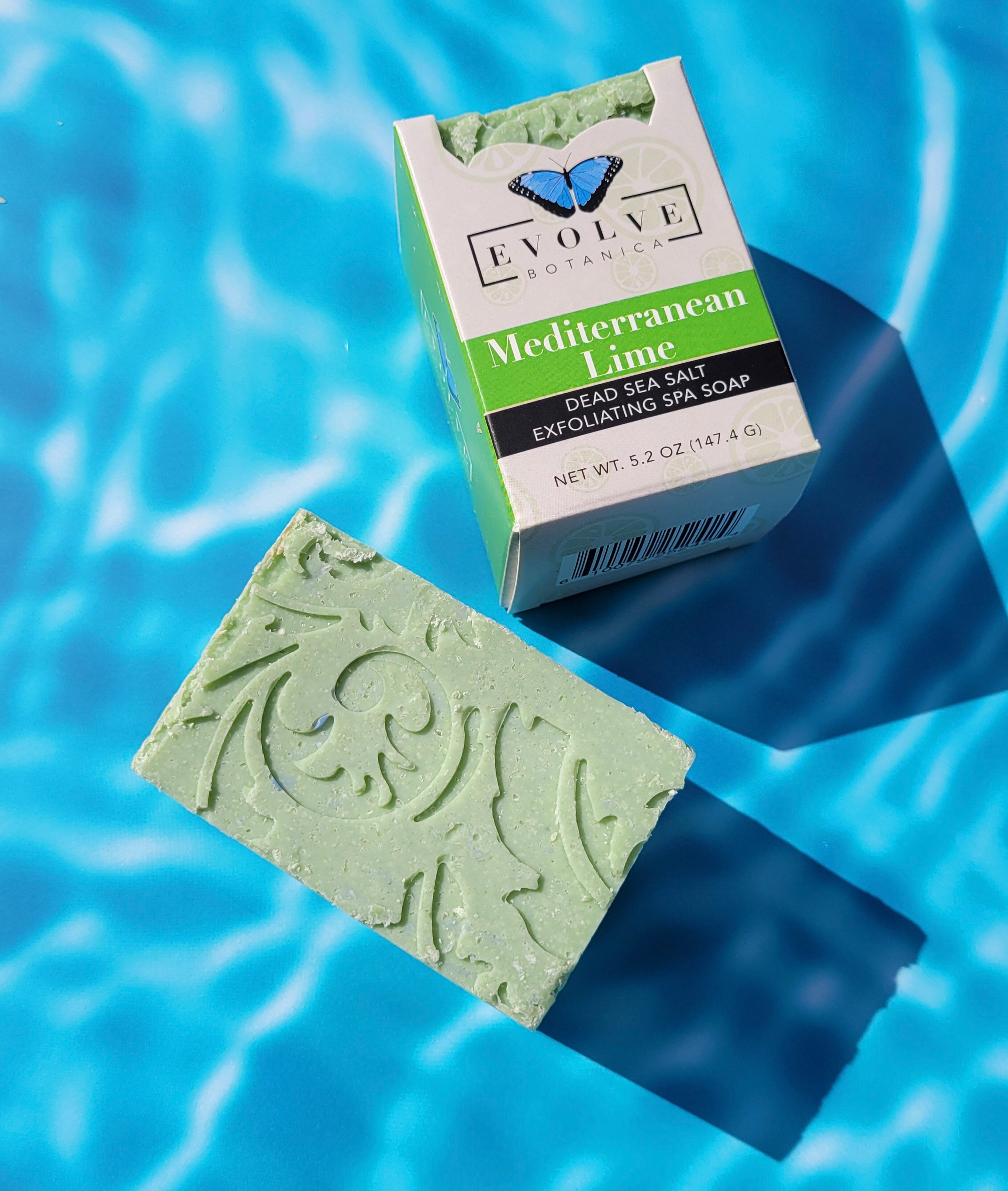 Specialty Soap - Mediterranean lime Salt Bar-7