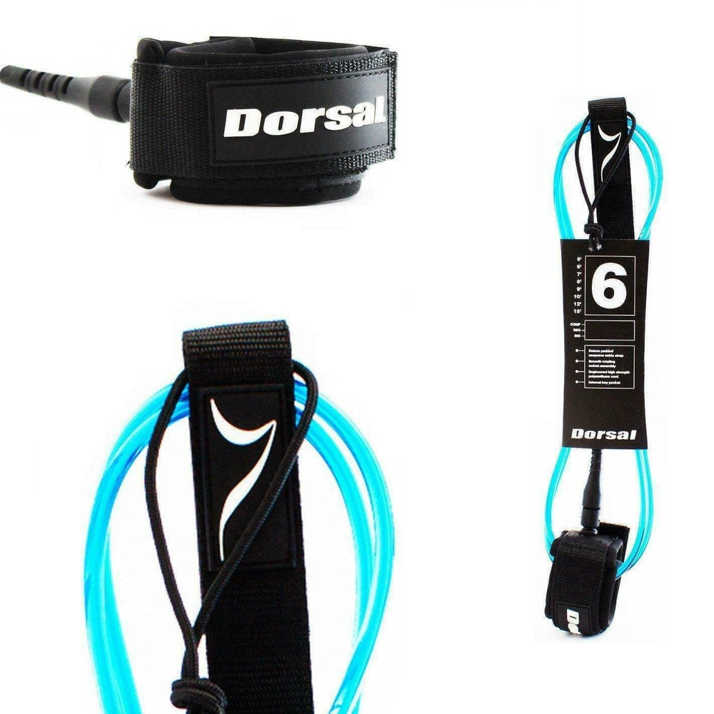 DORSAL Surf Leash for Surfboard Longboard SUP Leg Rope-12